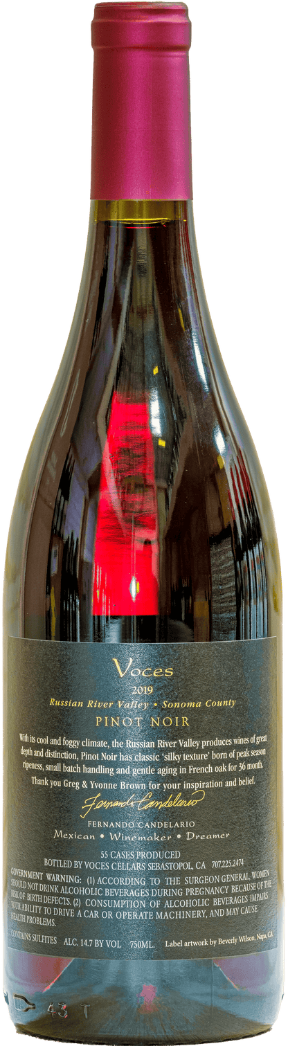 2019 Voces Pinot Noir